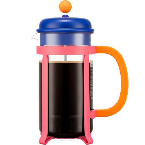 Bodum Java presskanne 8 kopper, blå/rosa – 699965608712