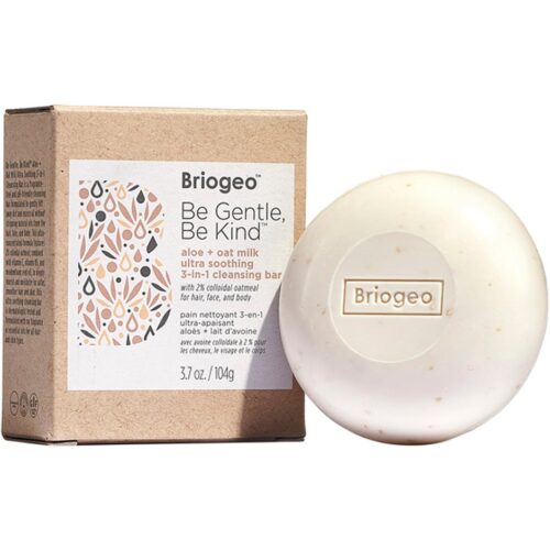 Briogeo Be Gentle, Be Kind? Aloe + Oat Milk Ultra Soothing 3-in-1 Cleansing Bar – 104 g – 0793888596337