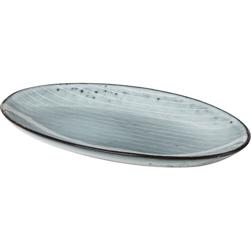 Broste Copenhagen Nordic Sea ovalt fat i stein, S – 5710688134298
