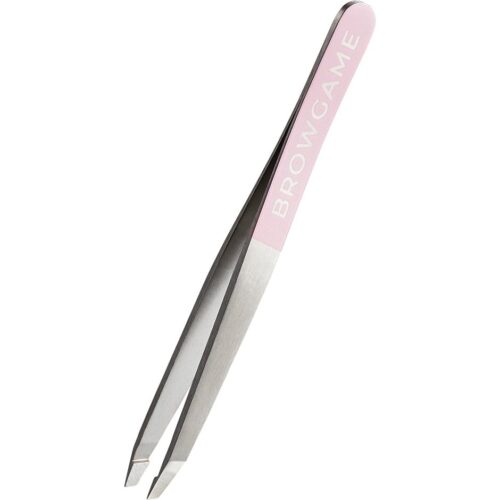 Browgame Cosmetics Original Tweezer Slanted Pink – 7350076920034