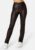 BUBBLEROOM Alicia coated straight leg trousers Dark brown 34 – 7333340155493