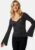 BUBBLEROOM Alime Sparkling Knitted Top Black / Silver XL – 7333340263419