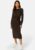 BUBBLEROOM Amira knitted dress Brown 4XL – 7333340147924