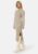 BUBBLEROOM Amira knitted slit dress Nougat XL – 7333340155356