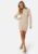 BUBBLEROOM Amra Puff Sleeve Dress Beige melange XL – 7333340256350