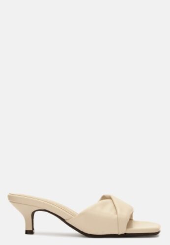 BUBBLEROOM Ana Heeled Sandal Light beige 40 – 7333340223116