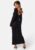 BUBBLEROOM Ayra Fine Knitted Maxi Dress Black S – 7333340289730