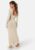 BUBBLEROOM Ayra Fine Knitted Maxi Dress Light beige XL – 7333340289716