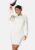 BUBBLEROOM Balloon Sleeve Short Dress White 2XL – 7333340278741