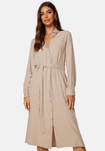 BUBBLEROOM Bella shirt dress Light beige 44 – 7333340144220