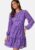 BUBBLEROOM Blanca lace dress Lavender 34 – 7333340198674