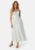 BUBBLEROOM Bustier Strap Dress Blue/Patterned 38 – 7333340297872
