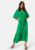 BUBBLEROOM Butterfly Sleeve Viscose Dress Green 36 – 7333340305065
