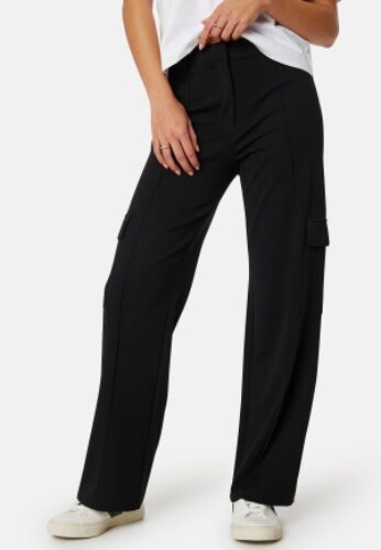 BUBBLEROOM Cargo Wide Trousers Black M – 7333340265024