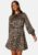 BUBBLEROOM Catalina Satin Dress Leopard 36 – 7333340258972