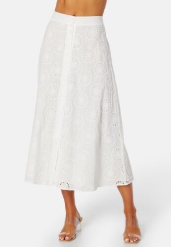 BUBBLEROOM CC broderie anglaise skirt White 46 – 7333340223550