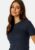 BUBBLEROOM CC Linen mix t-shirt Dark blue L – 7333340223673