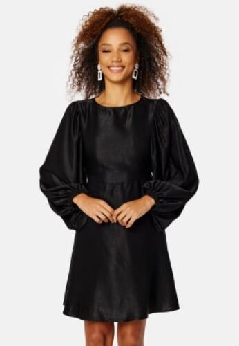 BUBBLEROOM Charli Balloon Sleeve Dress Black 36 – 7333340191927