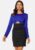 BUBBLEROOM Contrast Dress Blue / Black 2XL – 7333340174616