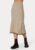 BUBBLEROOM Contrast Edge Knitted Skirt Beige melange M – 7333340251928
