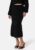 BUBBLEROOM Contrast Edge Knitted Skirt Black XS – 7333340301661