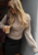 BUBBLEROOM Contrast Edge Knitted Sweater Beige melange XL – 7333340251997