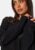 BUBBLEROOM Crochet Knitted Long Sleeve Top Black M – 7333340299852