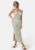 BUBBLEROOM Crochet Knitted Tie Strap Dress Dusty green XL – 7333340299920