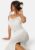 BUBBLEROOM Crochet Knitted Tie Strap Dress Offwhite L – 7333340299968