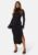 BUBBLEROOM Dania Button Dress Black XS – 7333340247563