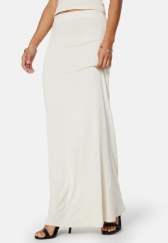 BUBBLEROOM Danielle Maxi Skirt  Cream L – 7333340280164