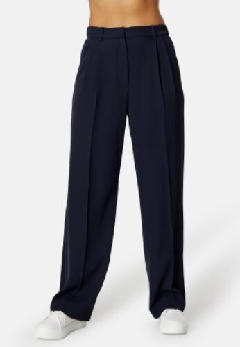 BUBBLEROOM Denice wide suit pants Dark blue 34 – 7333340162040