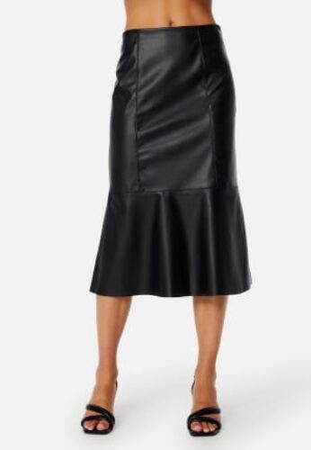 BUBBLEROOM Emme pu skirt Black M – 7333340251713