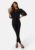 BUBBLEROOM Everly Glam Stretchy Suit Pants Black 38 – 7333340248829