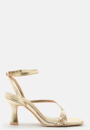 BUBBLEROOM Evita Strappy Sandal Gold 41 – 7333340237120