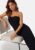 BUBBLEROOM Fine Knitted Bustier Dress Black XS – 7333340289426
