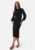 BUBBLEROOM Fine Knitted Turtle Neck Dress Black XS – 7333340290941