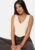 BUBBLEROOM Fine Knitted Vest Offwhite XS – 7333340283363