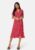 BUBBLEROOM Flounce Midi Wrap Dress Red/Patterned XS – 7333340304310
