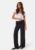 BUBBLEROOM Fold Over Wide Trousers Black M – 7333340325230