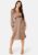 BUBBLEROOM Gisele Satin Midi Dress Nougat 36 – 7333340153697