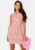 BUBBLEROOM Hallie striped rib dress Coral / Striped XS – 7333340171776