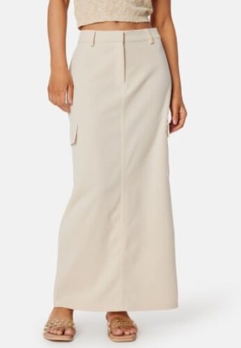 BUBBLEROOM Hilda Cargo Skirt Beige M – 7333340293928