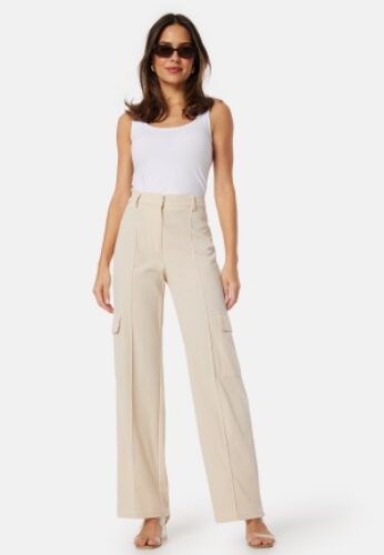 BUBBLEROOM Hilda Cargo Trousers Beige XS – 7333340289778
