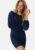 BUBBLEROOM Idalina Sparkling Puff Dress Blue 4XL – 7333340260272