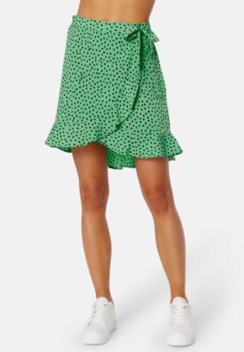 BUBBLEROOM Ida skirt Green / Patterned 50 – 7333340126431