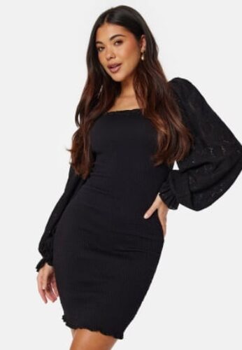BUBBLEROOM Jayla smock dress Black 4XL – 7333340289280