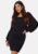 BUBBLEROOM Jayla smock dress Black XS – 7333340289211