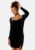 BUBBLEROOM Jelena Velvet Dress Black L – 7333340169247