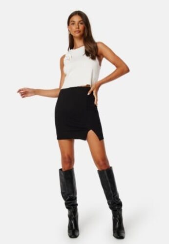 BUBBLEROOM Jen Mini Skirt Black S – 7333340277126